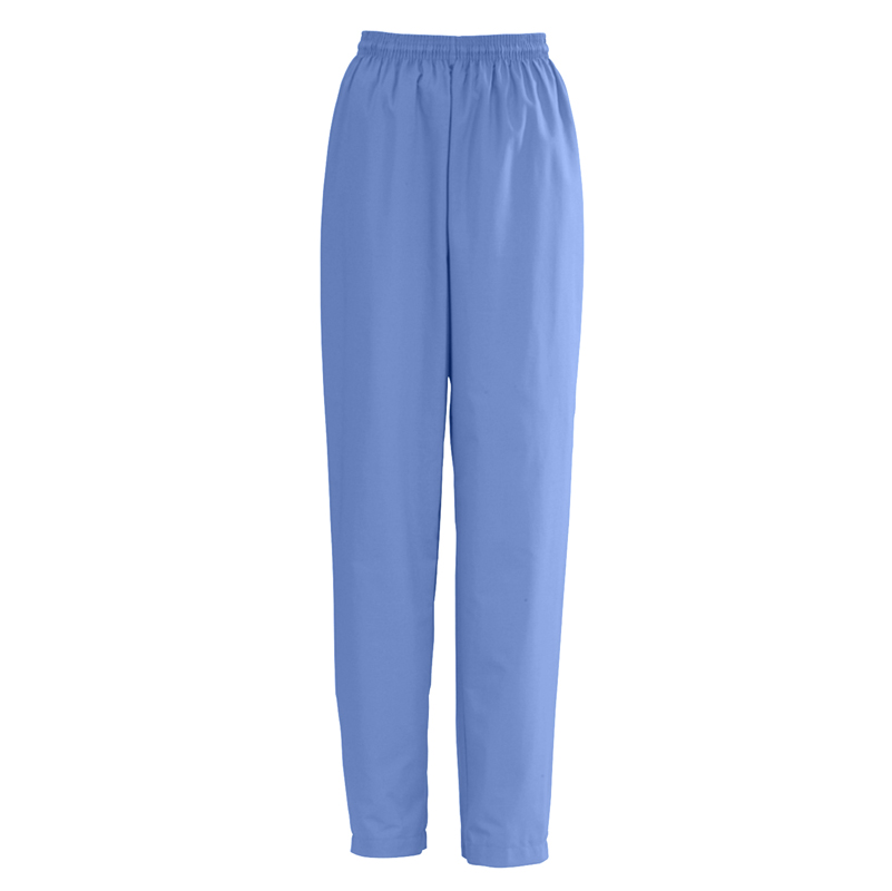 ComfortEase Women's Modern Fit Cargo Scrub Pants Size L Regular Ceil Blue